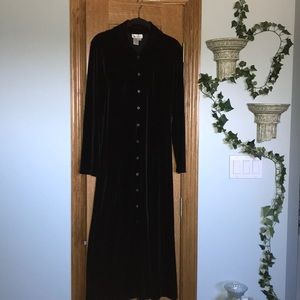 Coldwater Creek long black coat